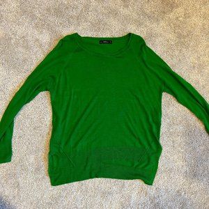 Kelly Green Zara light weight sweater